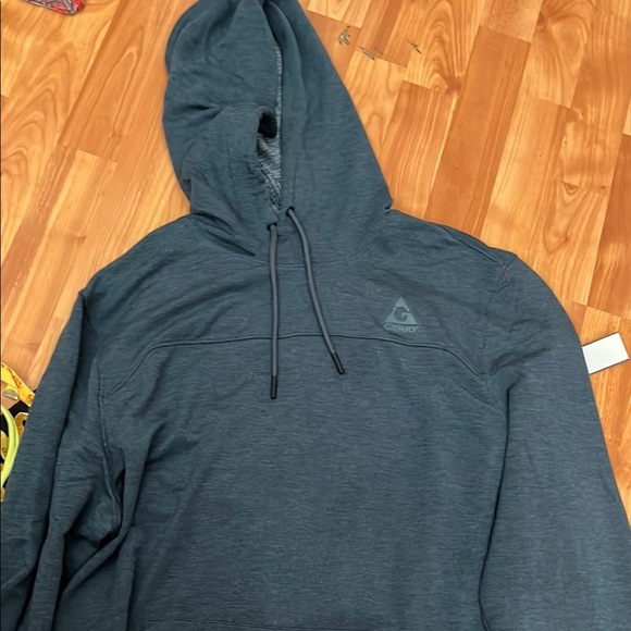 Gerry Hoodie with Logo Size L Blue Gray - Picture 3 of 6